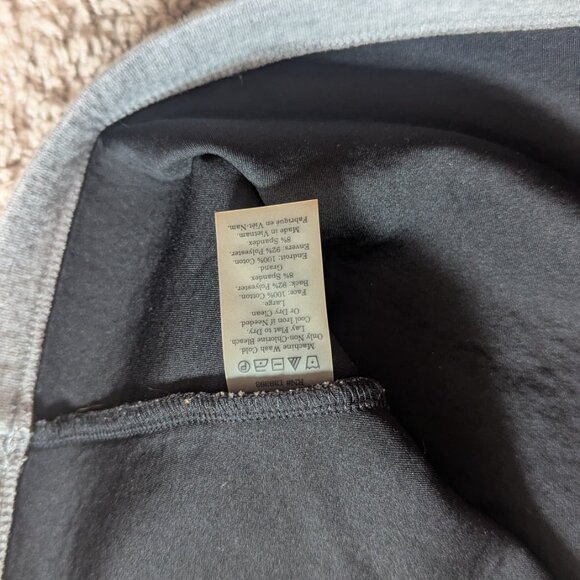 Everlane Gray City Street Short Sleeve Fleece Sweatshirt Crewneck Pullover L - Picture 11 of 12